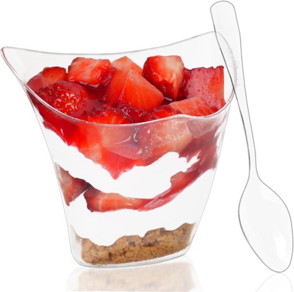 Gewokabo Mini Plastic Reusable Dessert Cups
